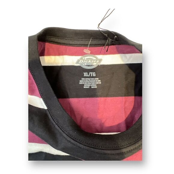 Dickies Striped Crop Top Size Extra Large - Picture 3 of 4